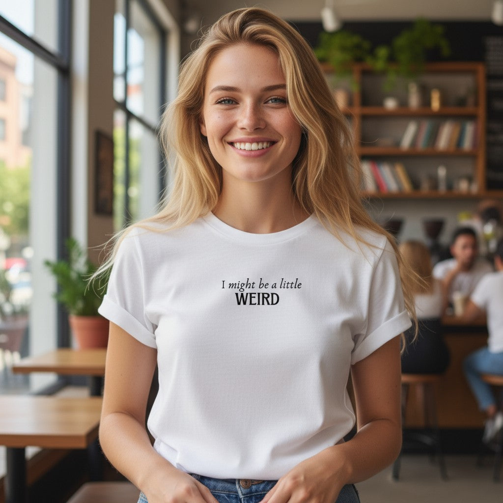 Comfy Loose Fit T-shirt - Weird