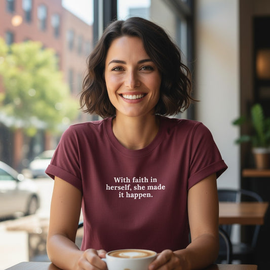 Comfy Loose Fit T-shirt - Faith