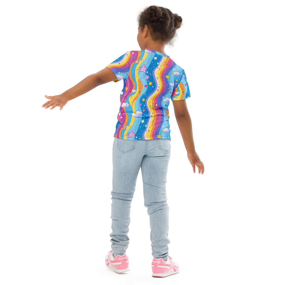 Lekfull och Bekväm T-shirt för Barn - Rainbow Dreams