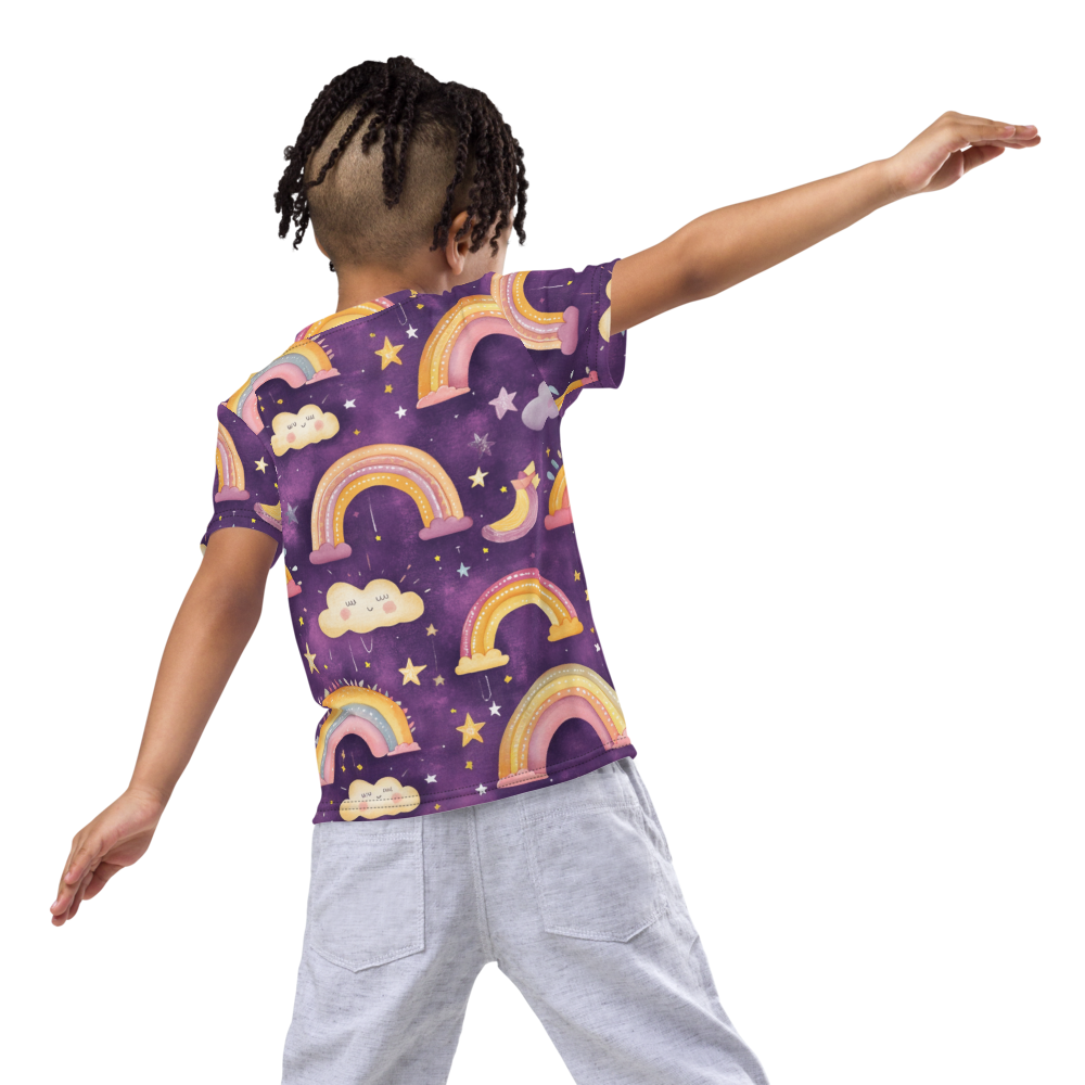 Lekfull och Bekväm T-shirt för Barn - Cosmic Dreams