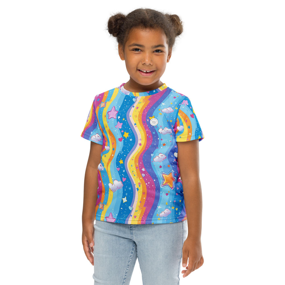 Lekfull och Bekväm T-shirt för Barn - Rainbow Dreams