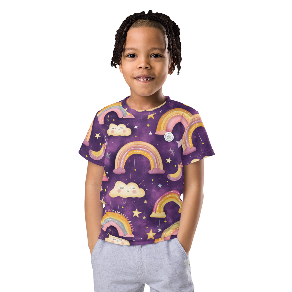 Lekfull och Bekväm T-shirt för Barn - Cosmic Dreams