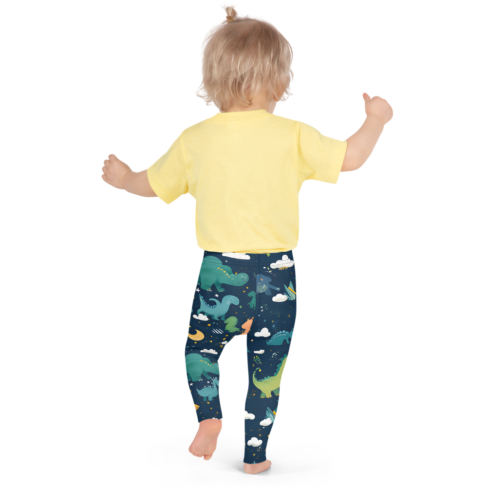 Magiska Barnleggings - Dino Galaxy Dreams
