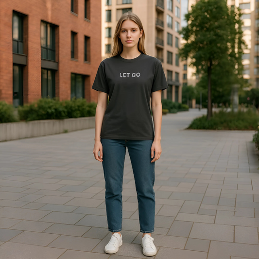 Comfy Loose Fit T-shirt - Let go