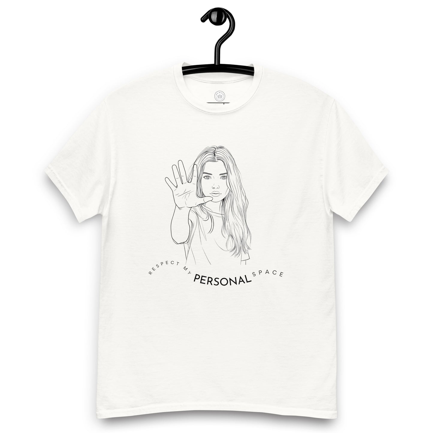 Comfy Loose Fit T-shirt - Respect my personal space