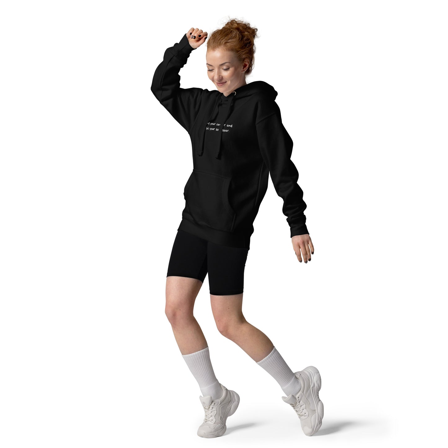 Signature Soft Hoodie - Find your center (broderi)