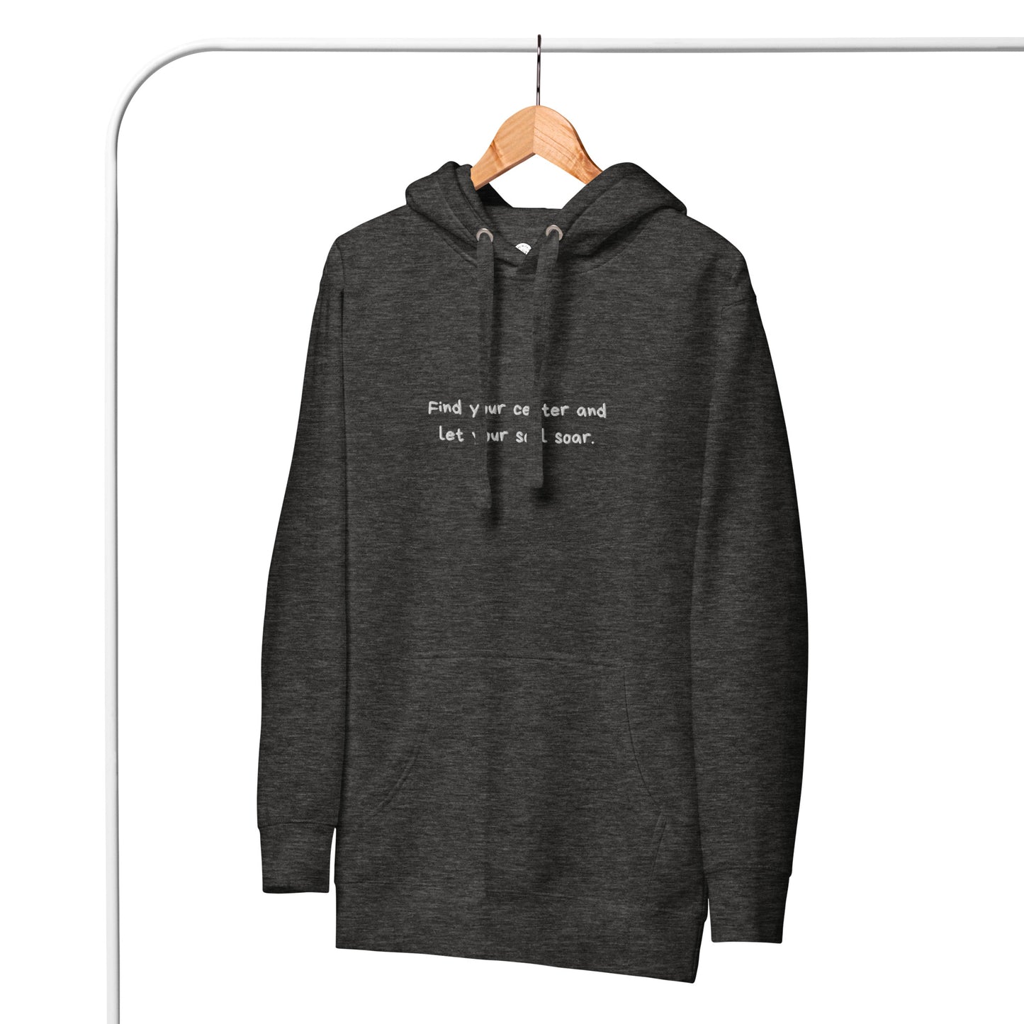 Signature Soft Hoodie - Find your center (broderi)