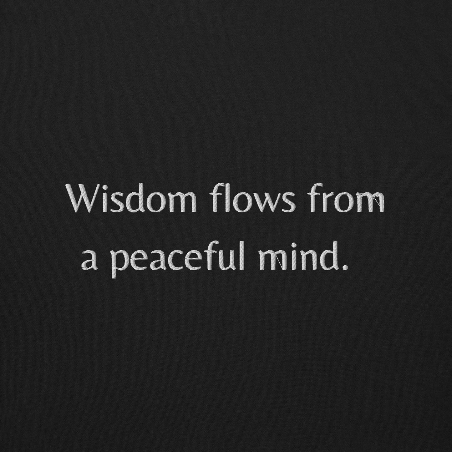 Sweatshirt- Wisdom flows (broderi)