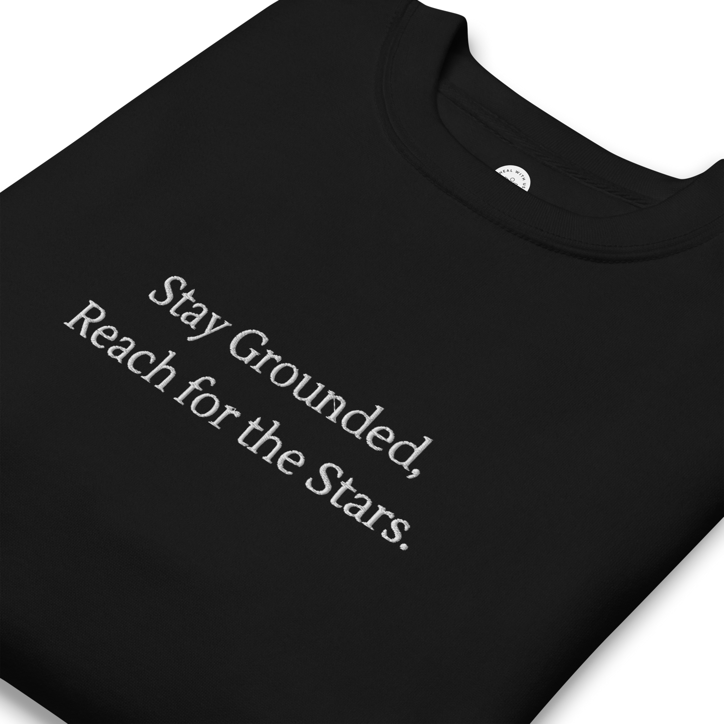 Sweatshirt - Stay grounded (broderi)