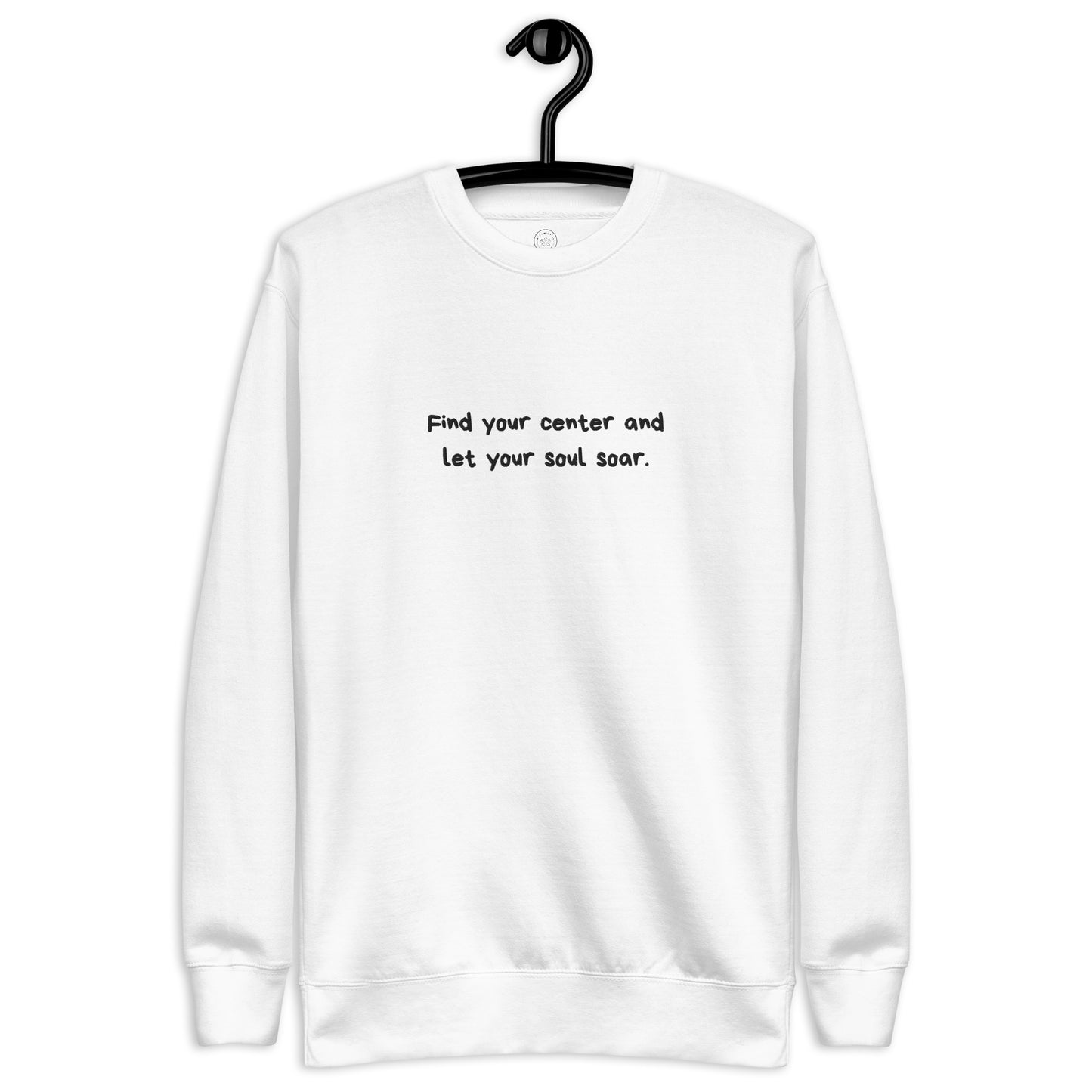 Sweatshirt - Find your center (broderi)