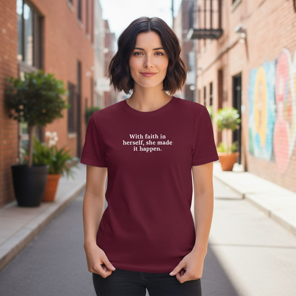 Comfy Loose Fit T-shirt - Faith