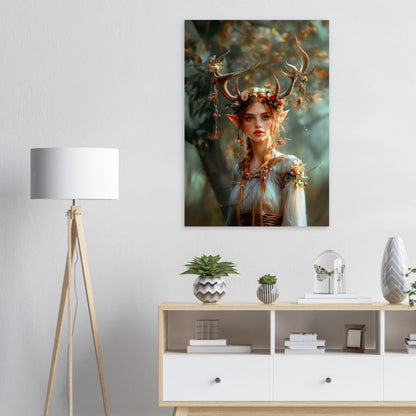 Poster - Flower-Hearted Forest Elf