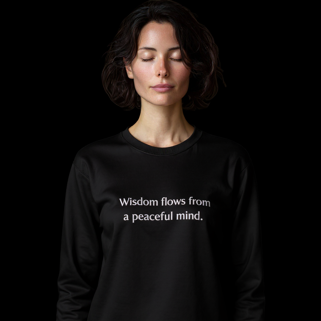 Sweatshirt- Wisdom flows (broderi)