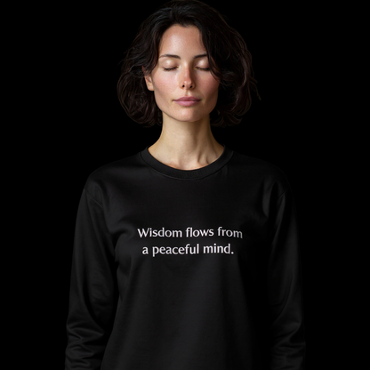 Sweatshirt- Wisdom flows (broderi)