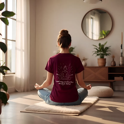 Comfy Loose Fit T-shirt - I read energy