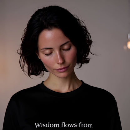 Sweatshirt- Wisdom flows (broderi)