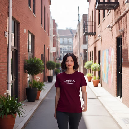 Comfy Loose Fit T-shirt - Faith