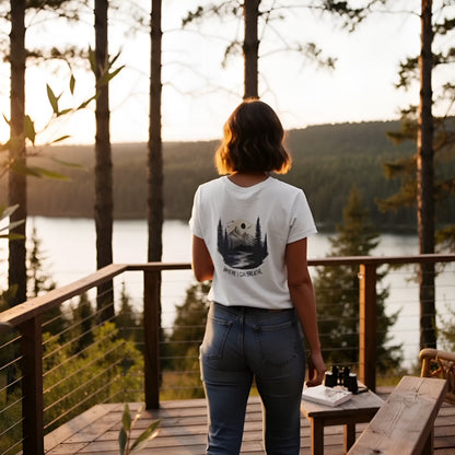 Comfy Loose Fit T-shirt - Where I can breath