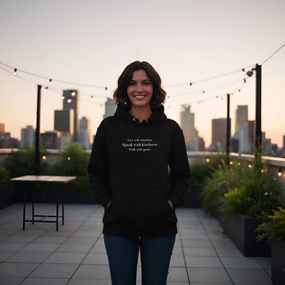 Signature Soft Hoodie - Live with intention