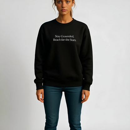 Sweatshirt - Stay grounded (broderi)