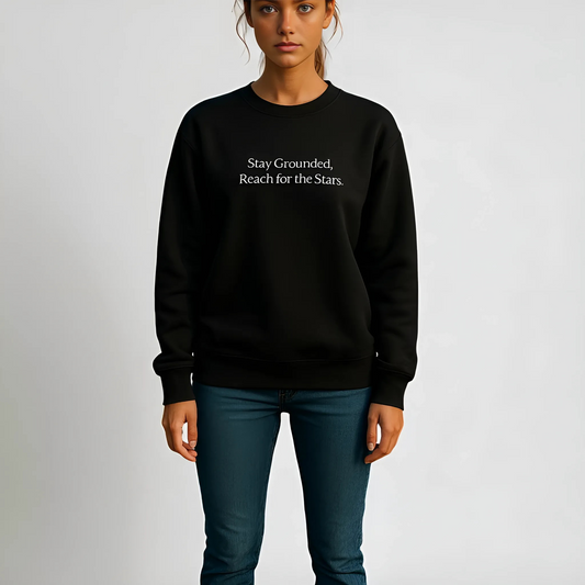 Sweatshirt - Stay grounded (broderi)