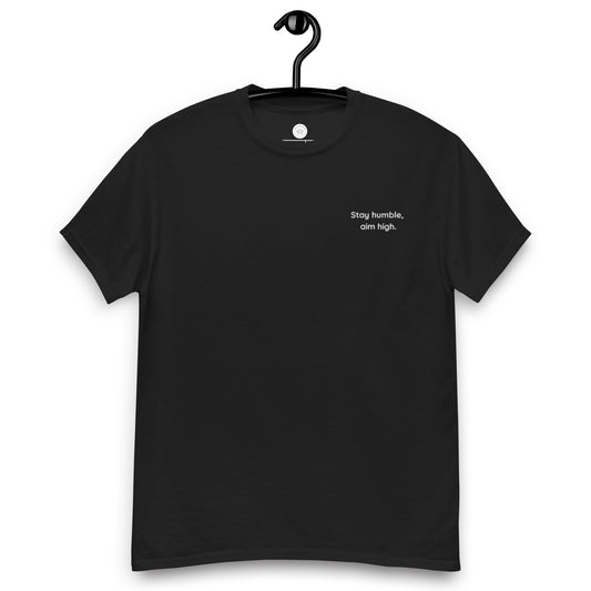 Comfy Loose Fit T-shirt - Stay humble (broderi)