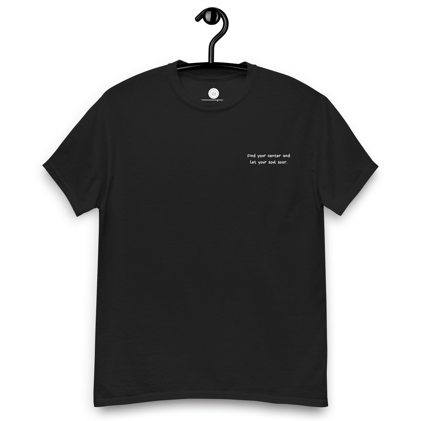 Comfy Loose Fit T-shirt - Find your center (broderi)