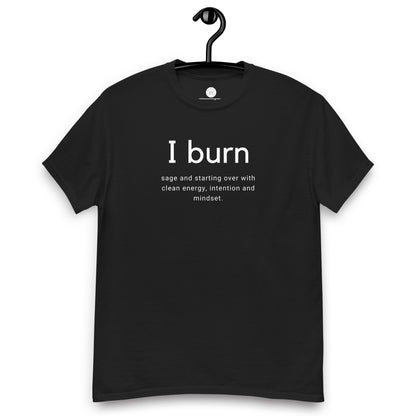 Comfy Loose Fit T-shirt - I burn