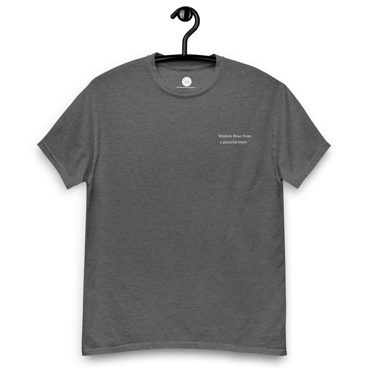 Comfy Loose Fit T-shirt - Wisdom flows (broderi)