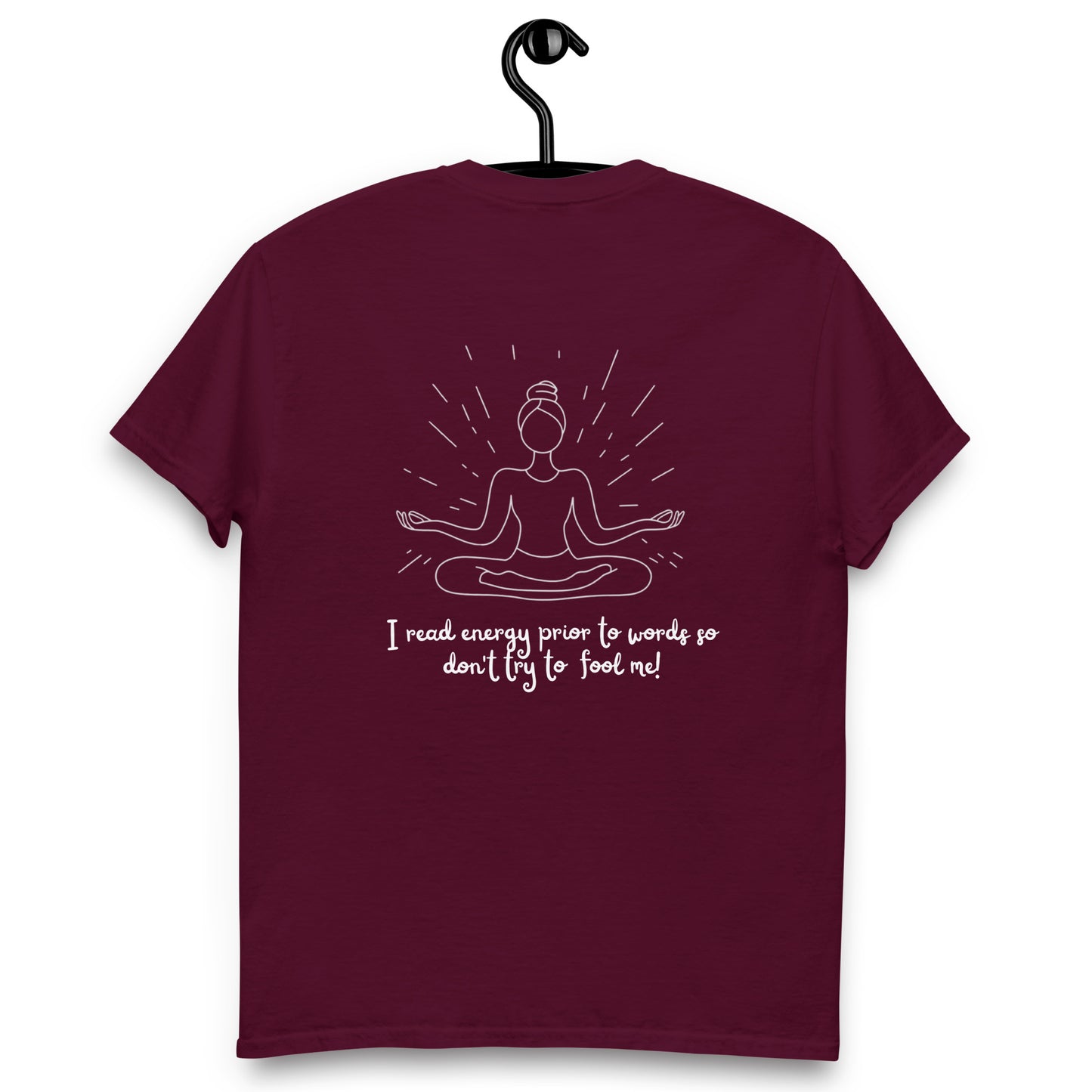 Comfy Loose Fit T-shirt - I read energy