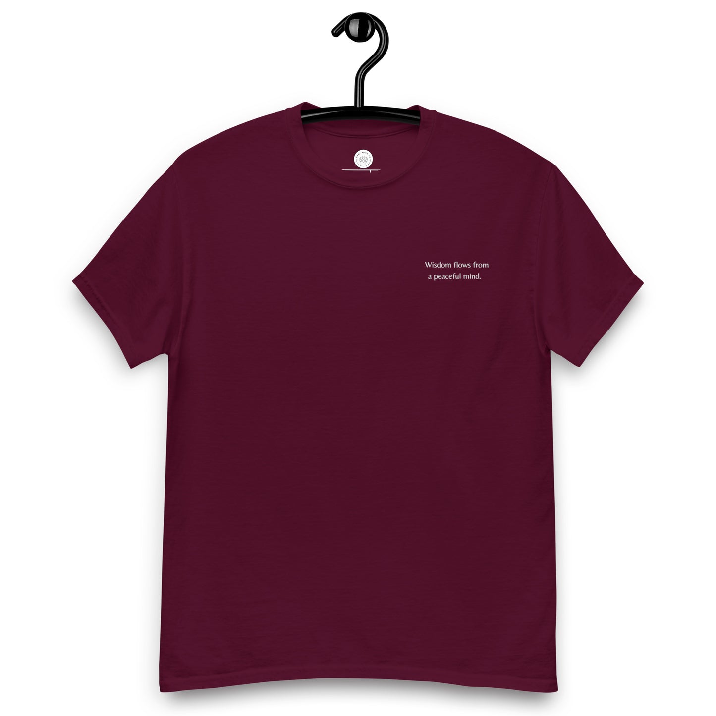 Comfy Loose Fit T-shirt - Wisdom flows (broderi)