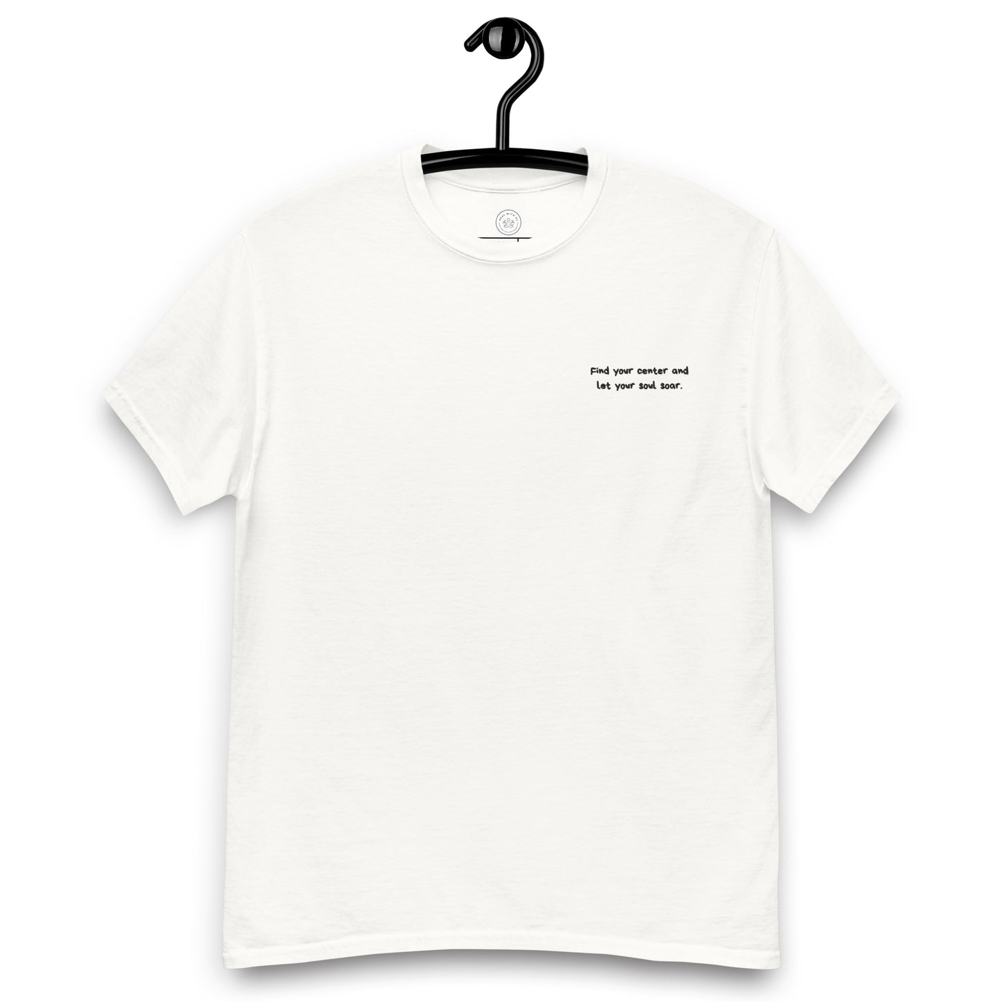 Comfy Loose Fit T-shirt - Find your center (broderi)