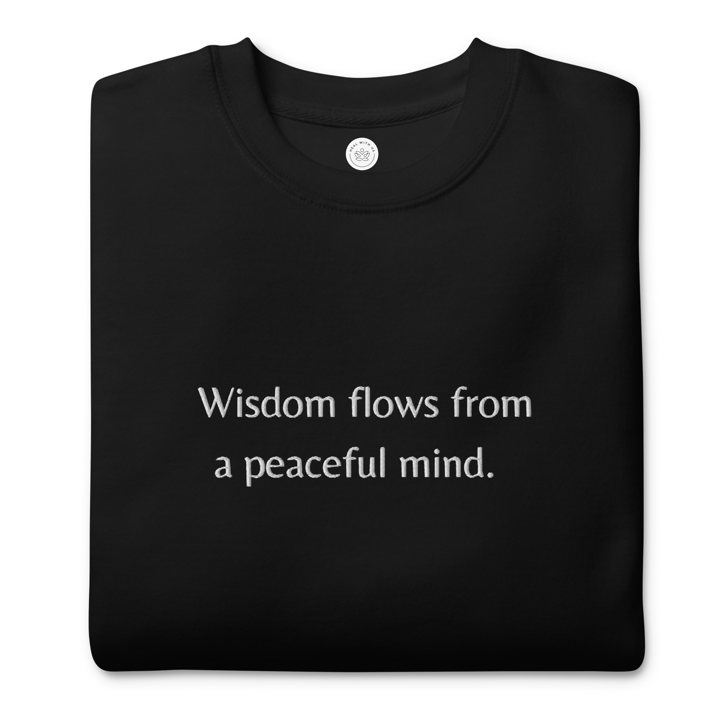 Sweatshirt- Wisdom flows (broderi)
