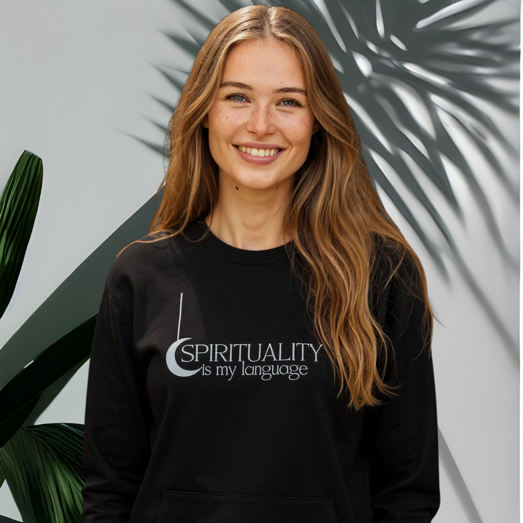 Sweatshirt - My language (broderi)